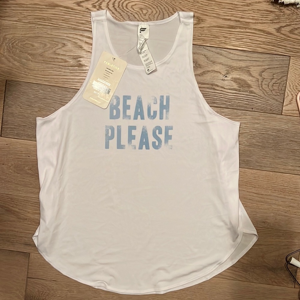 Fabletics Beach cover up tank top